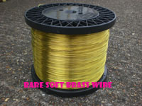 1Kg 0.4mm Bare Brass Wire On 1Kg Reel