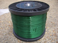 Kg 0.9mm Solderable Grade 2 Green Enamelled Copper Wire On D250 Reel