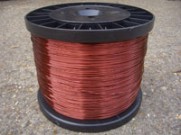 Kg 0.335mm Polyester Self Bonding Grade 1 Enamelled Copper Wire On D250 Reel