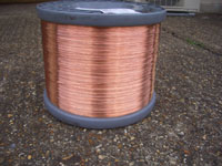 Kg 0.5mm Bare Soft Plain Copper Wire On D250 Reel